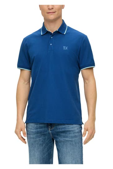 S.OLIVER Polo-Shirt königsblau