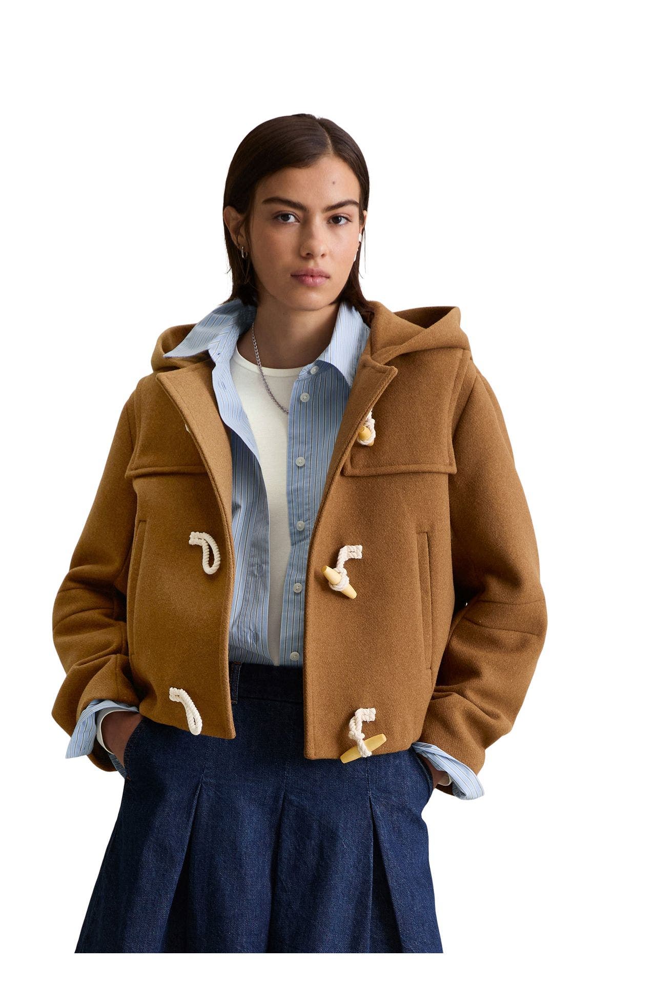 MARC O'POLO DENIM Wollmixjacke braun, Bild 1