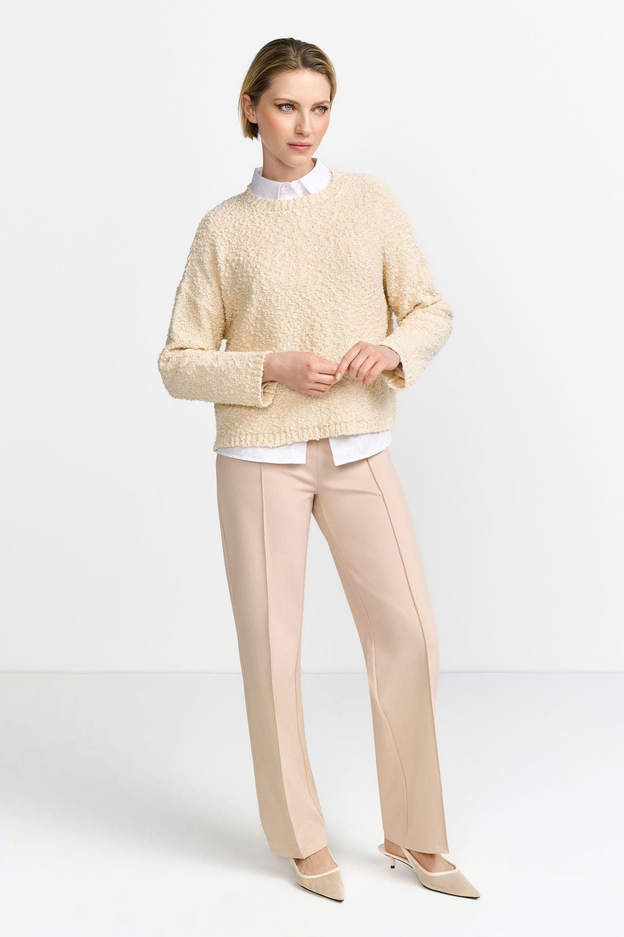 RICH & ROYAL Strickpullover beige, Bild 1