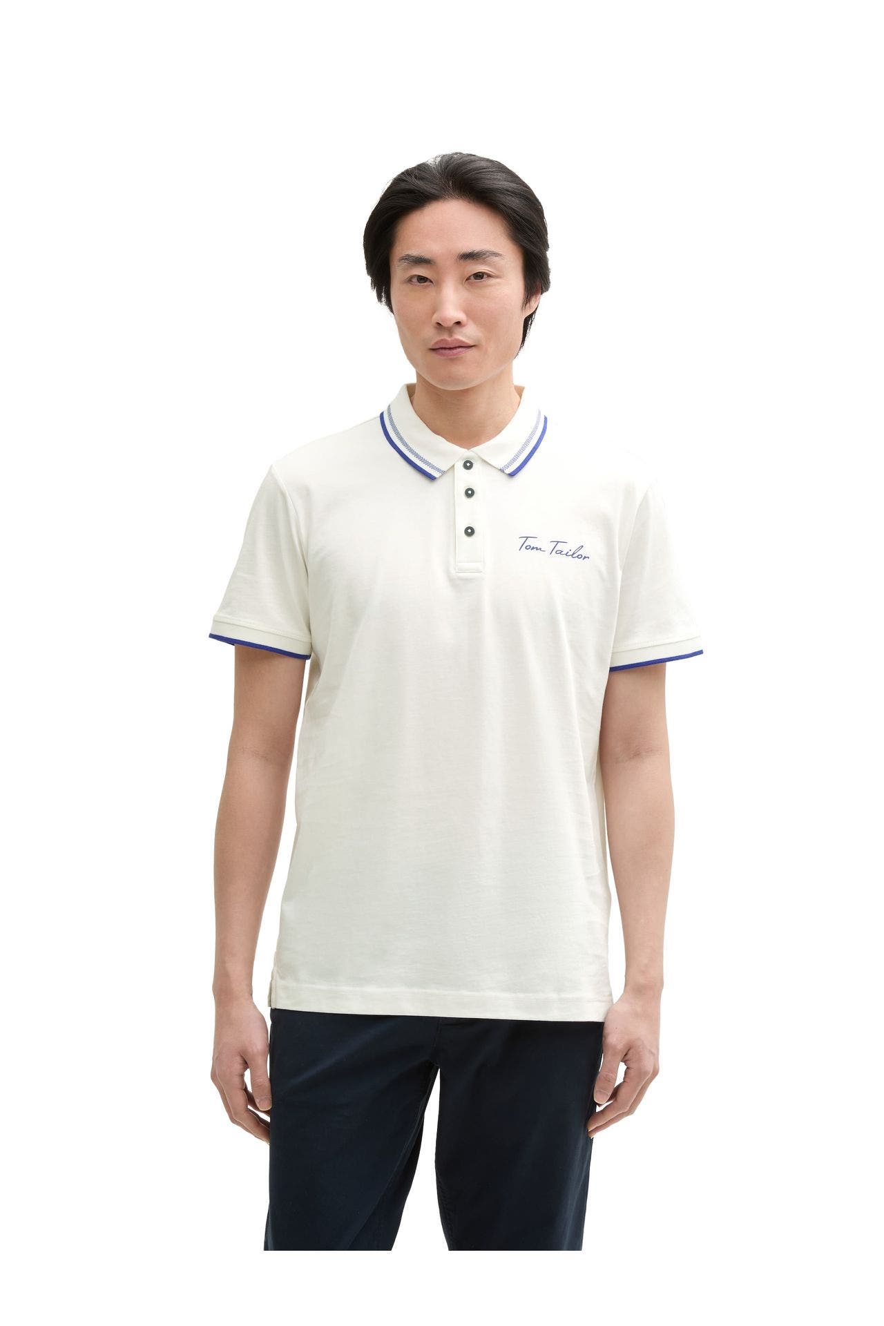 TOM TAILOR Polo-Shirt weiß, Bild 1