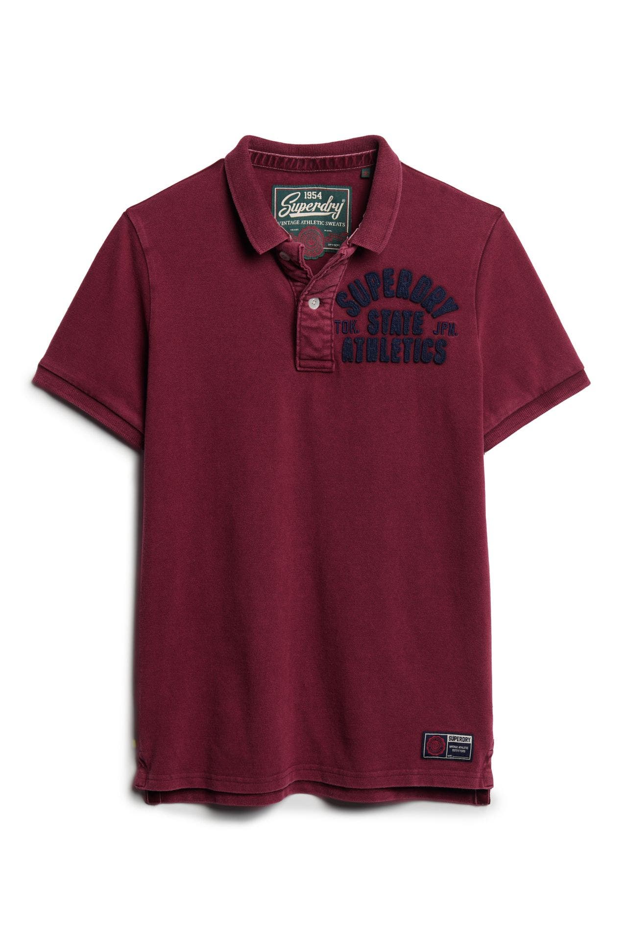SUPERDRY Polo-Shirt dunkelrot, Bild 1