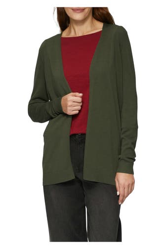 S.OLIVER Strickjacke dunkelgrün