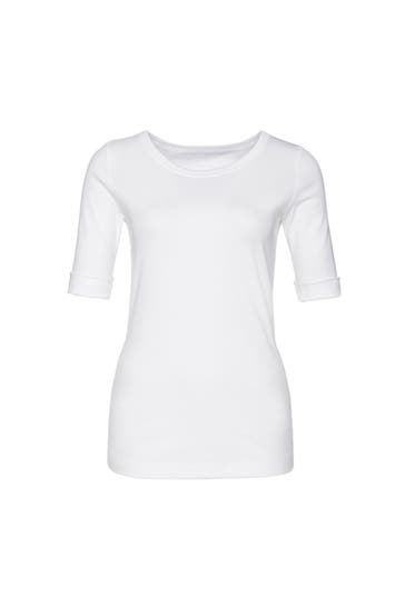 MARC CAIN T-Shirt weiß