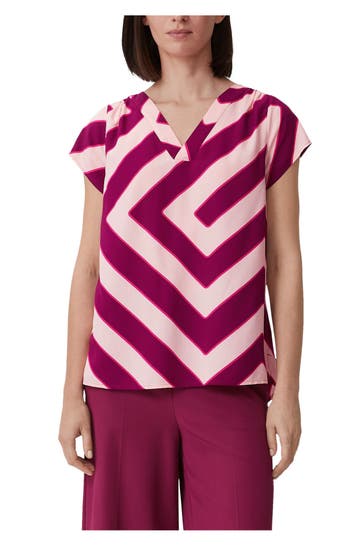 COMMA, Blusenshirt gemustert