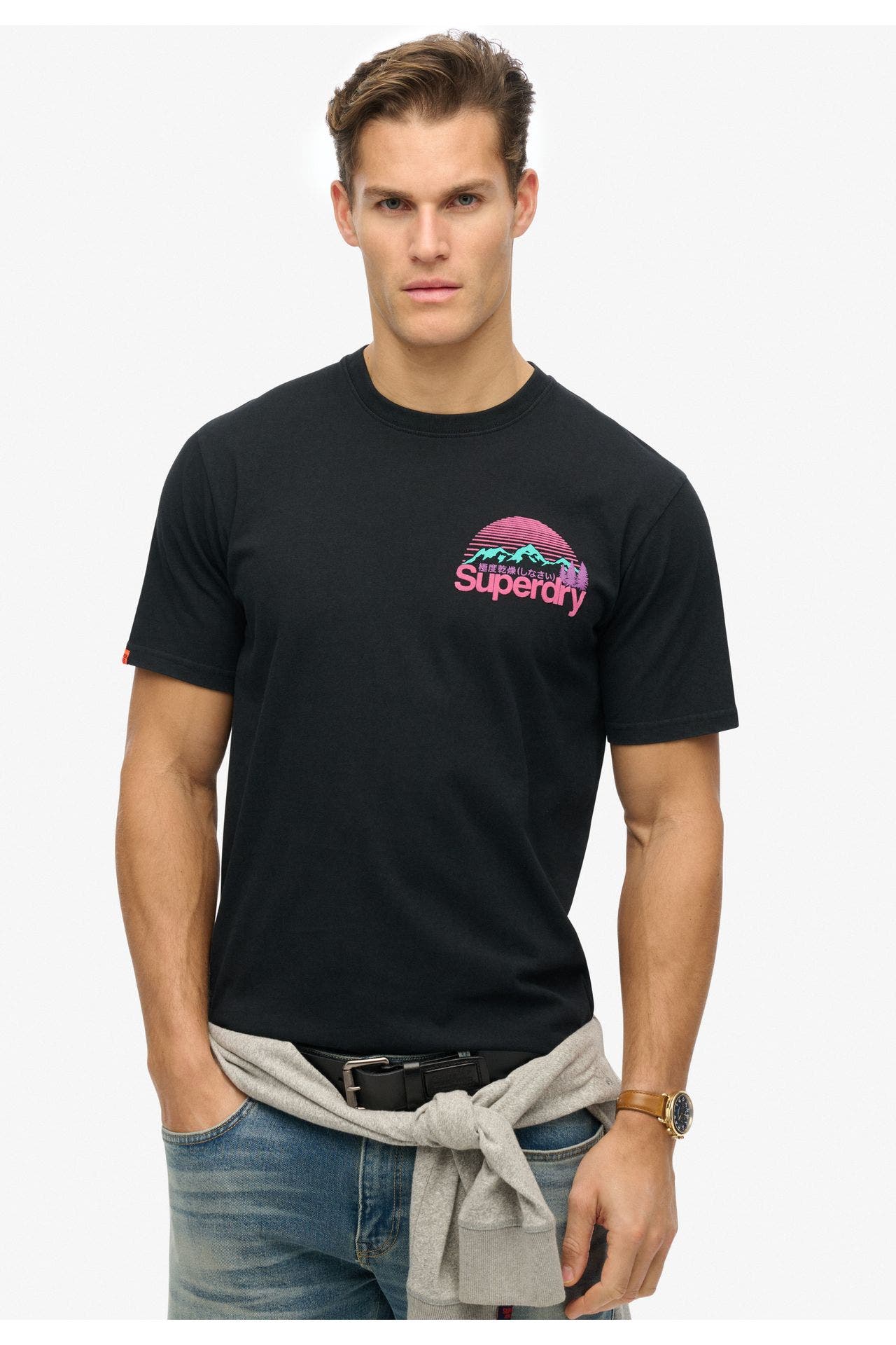 SUPERDRY T-Shirt 'Great Outdoors' schwarz, Bild 1