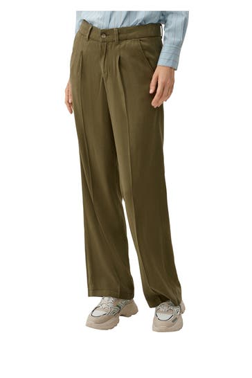 S.OLIVER Stoffhose khaki