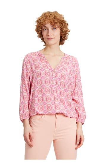 CARTOON Blusenshirt gemustert