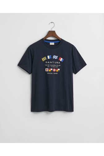GANT T-Shirt nachtblau
