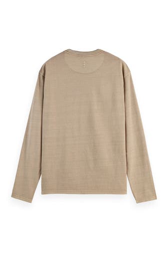 SCOTCH & SODA Langarmshirt beige
