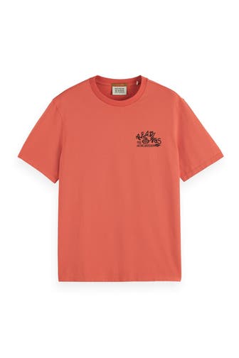 SCOTCH & SODA T-Shirt koralle