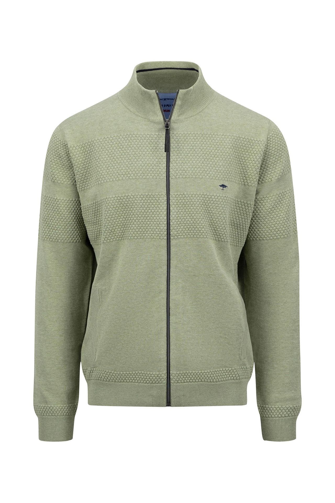 FYNCH-HATTON Strickjacke graugrün, Bild 1