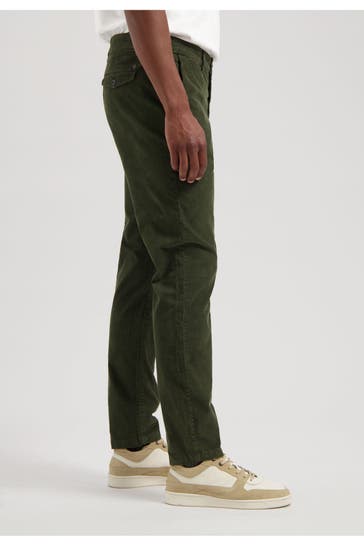 DSTREZZED Cordhose dunkelgrün