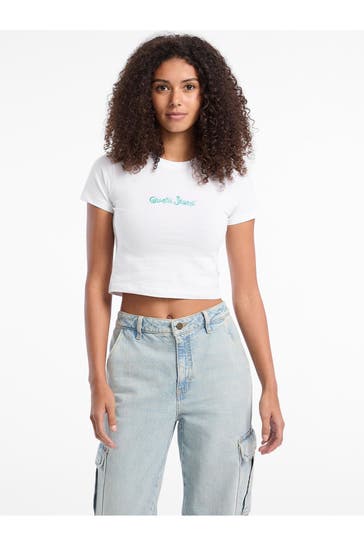 GUESS T-Shirt weiß
