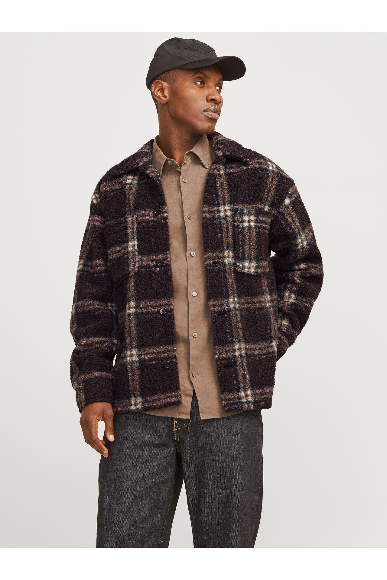 JACK & JONES Overshirt braun kariert, Bild 1