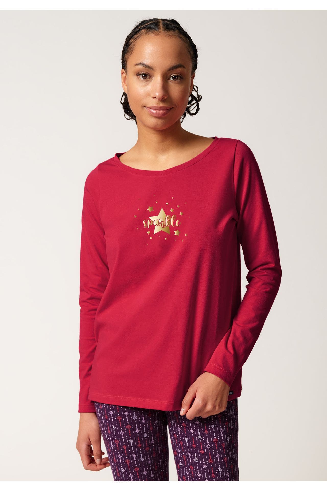 SKINY Longsleeve rot, Bild 1