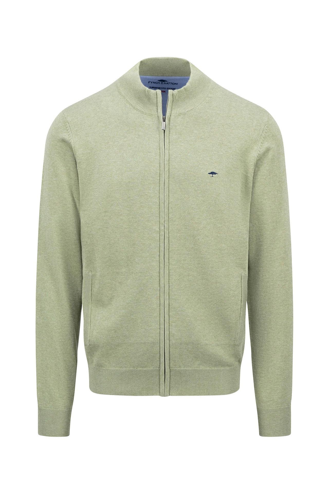 FYNCH-HATTON Strickjacke graugrün, Bild 1