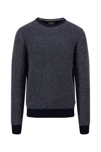 FYNCH-HATTON Wollstrickpullover gemustert