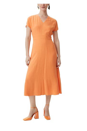 COMMA, Casual-Kleid orange