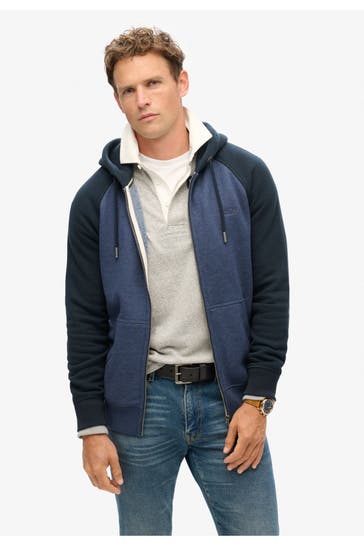 SUPERDRY Sweatjacke zwiefarbig