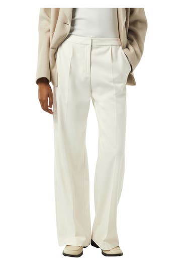 COMMA, Stoffhose weiß