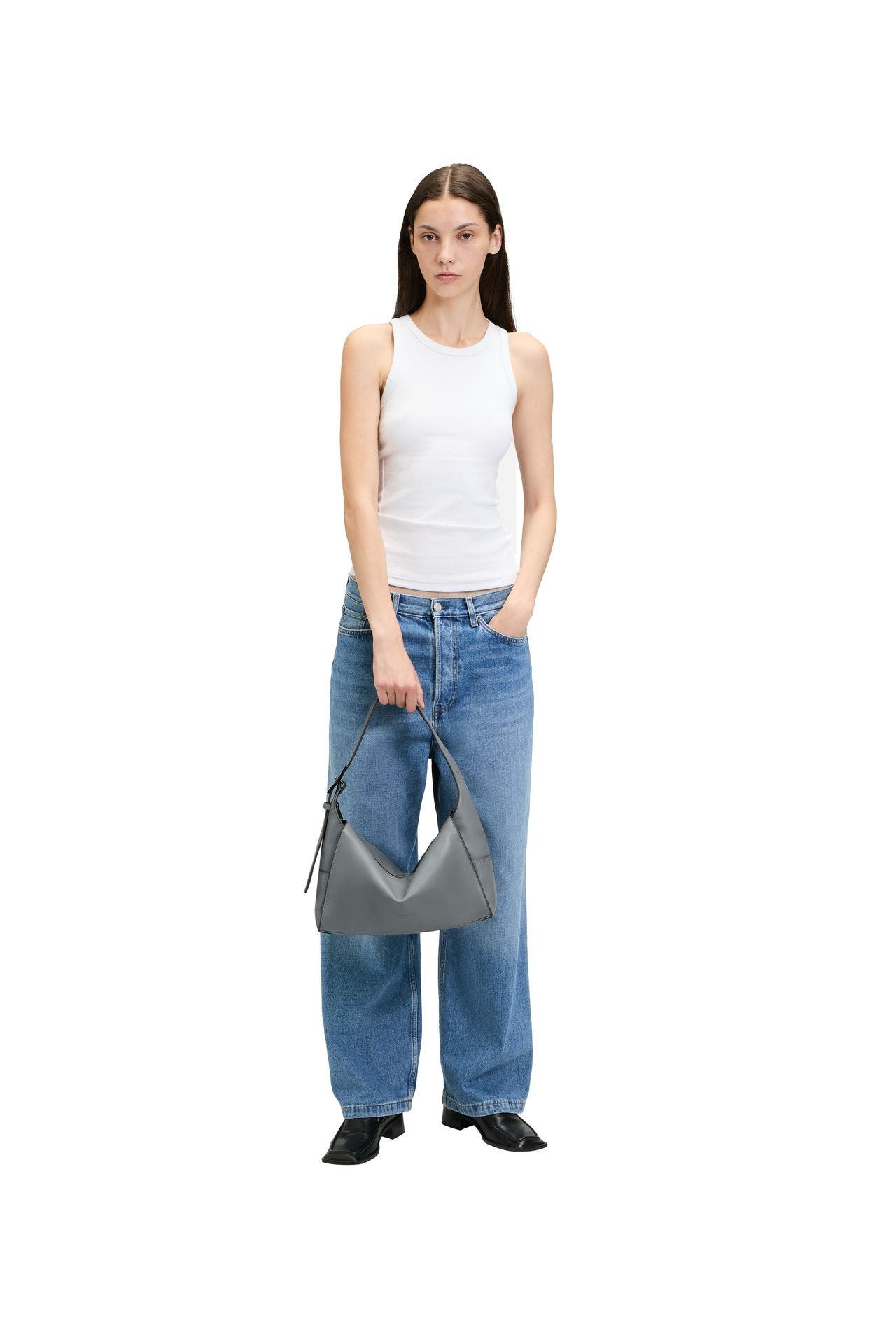 LIEBESKIND BERLIN Schultertasche 'Lou' dunkelgrau, Bild 1