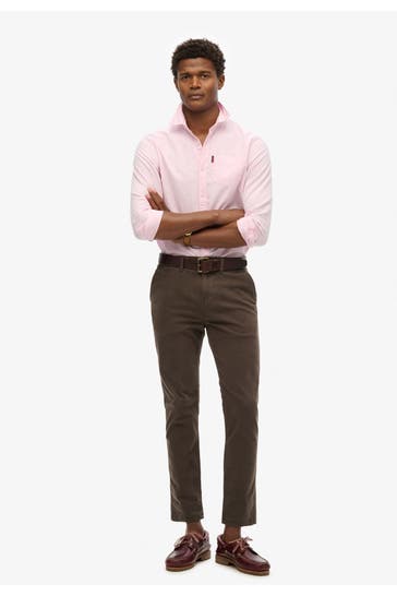 SUPERDRY Chino dunkelbraun