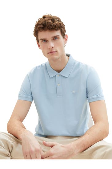 TOM TAILOR Polo-Shirt hellblau