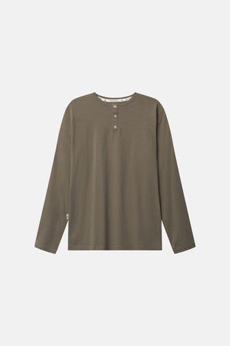 COLOURS & SONS Longsleeve oliv