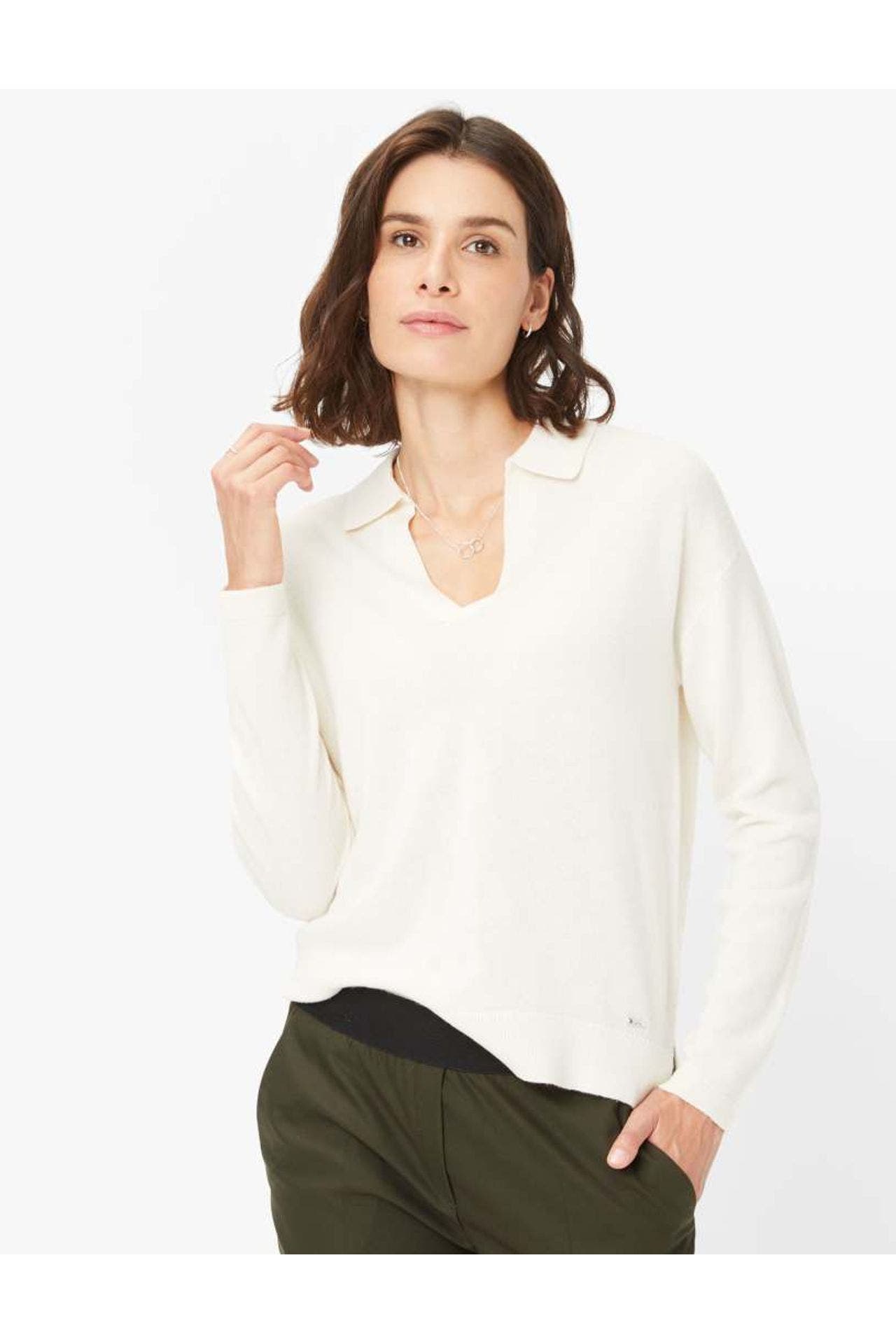 BRAX Wollmix-Pullover 'Lilian' ecru, Bild 1