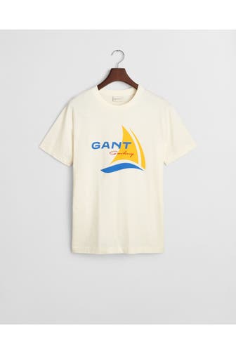 GANT T-Shirt weiß