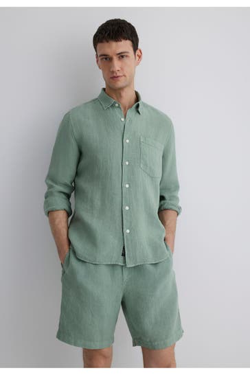 MAVI Leinenhemd jade