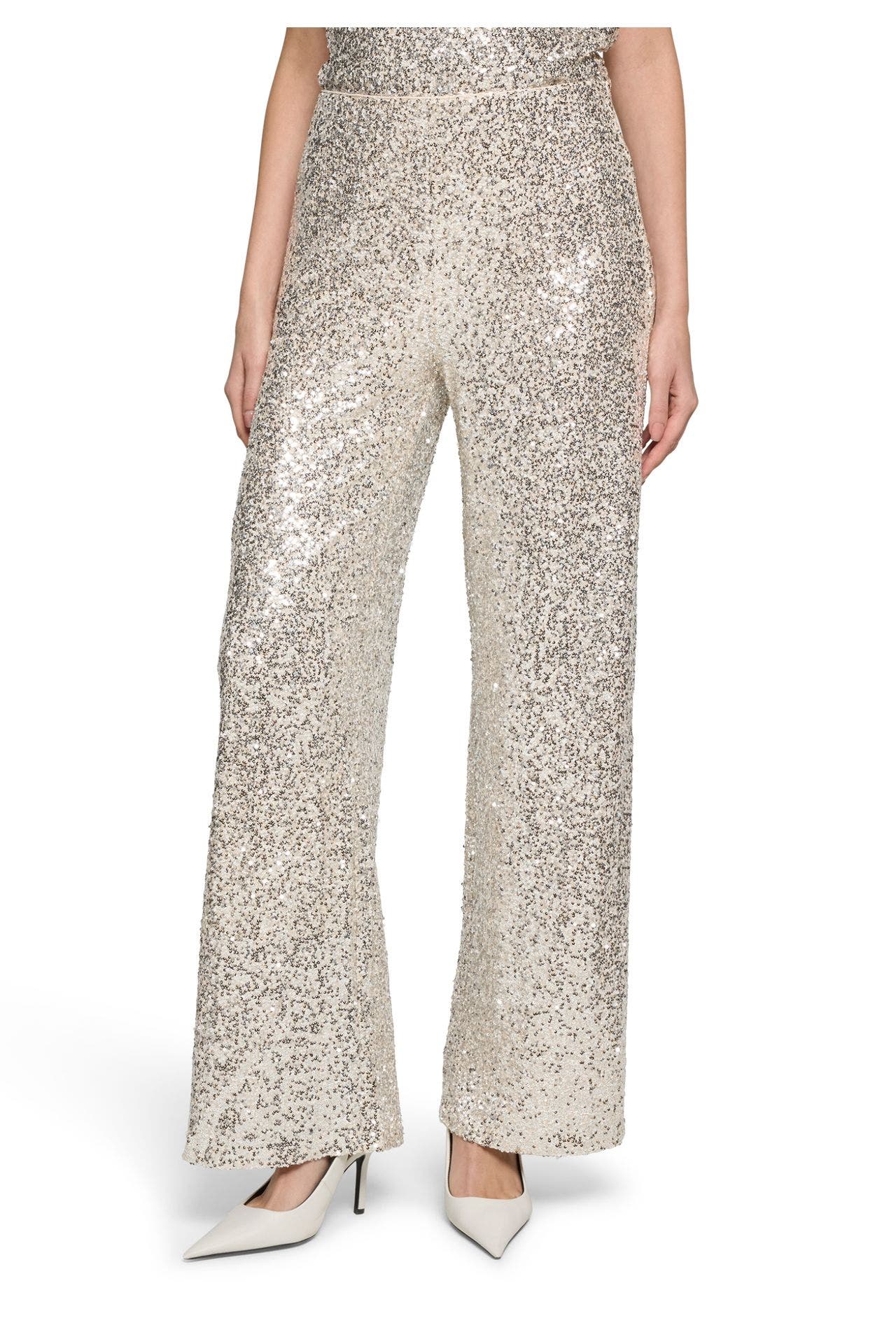 BETTY & CO Paillettenhose silber, Bild 1
