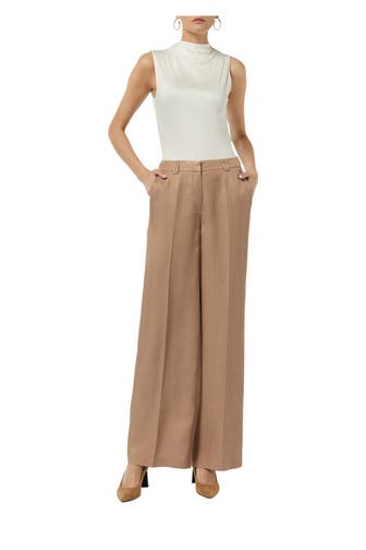 COMMA, Stoffhose hellbraun