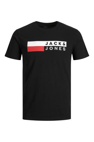 JACK & JONES T-Shirt schwarz