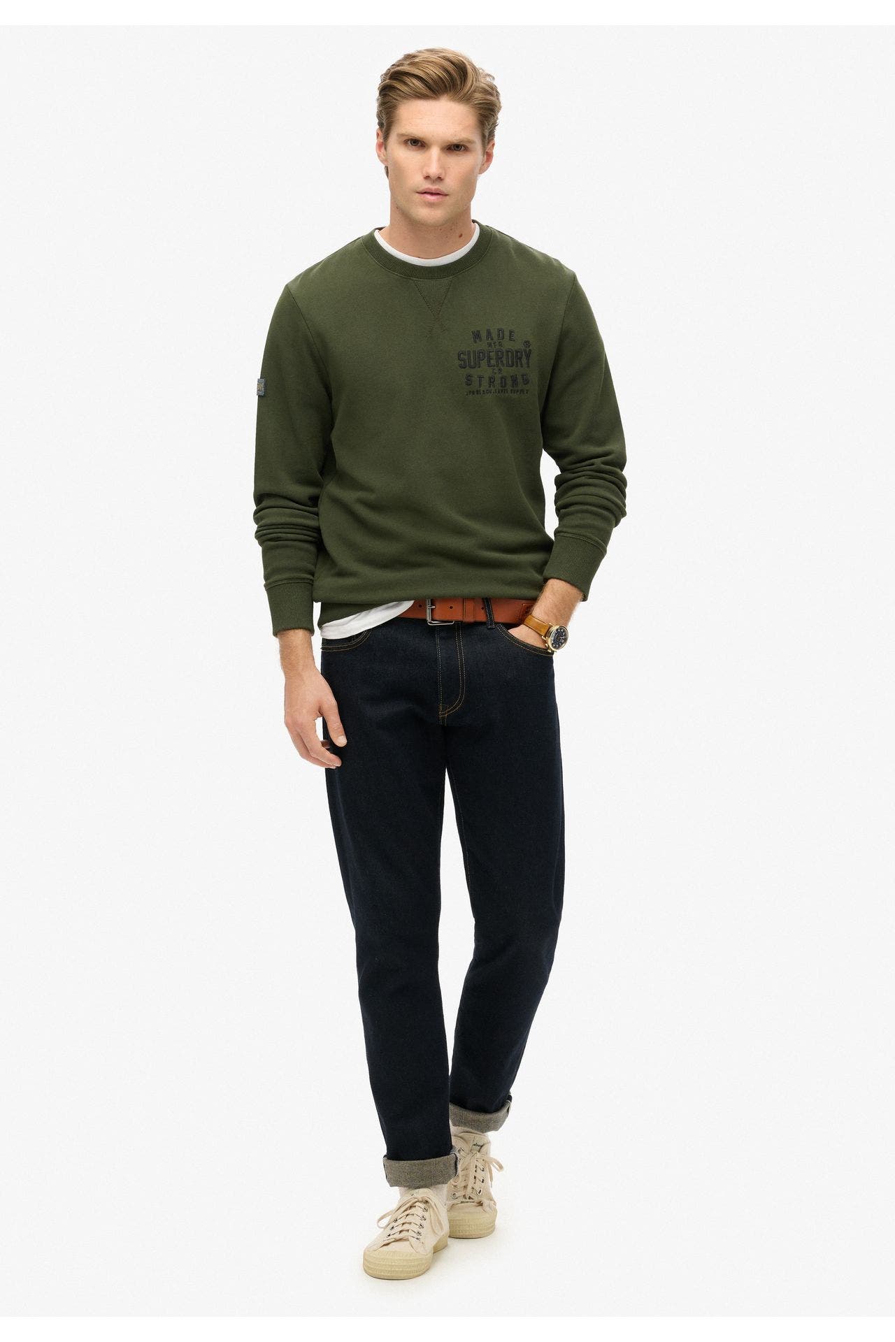 SUPERDRY Sweatshirt oliv, Bild 1