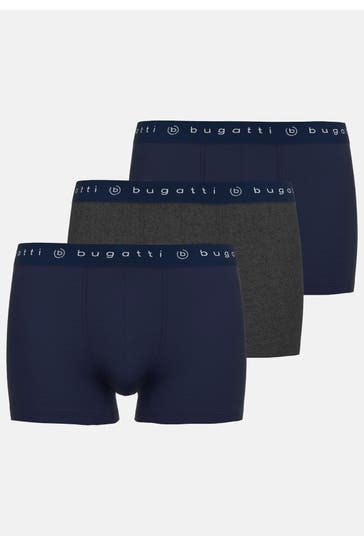 BUGATTI 3er-Pack Boxer Trunks mehrfarbig