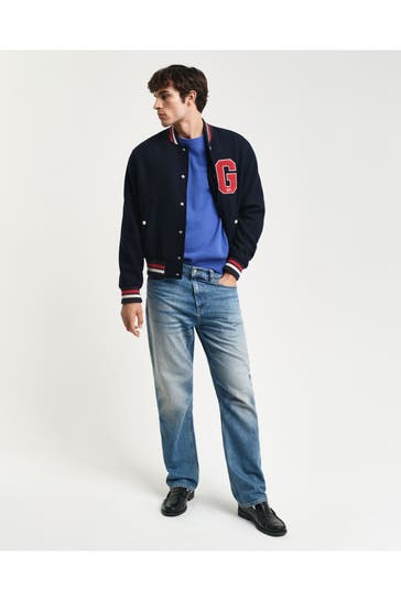 GANT Wollpullover royalblau