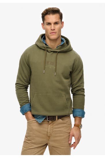 SUPERDRY Hoodie 'Utility' oliv