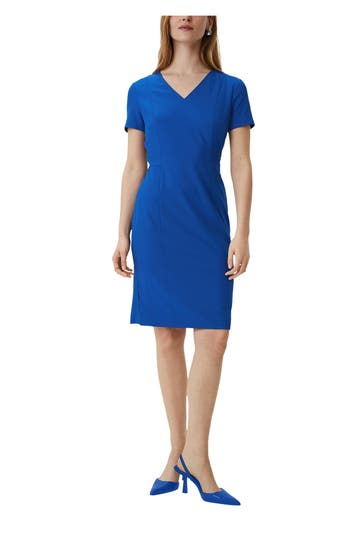 COMMA, Etuikleid königsblau