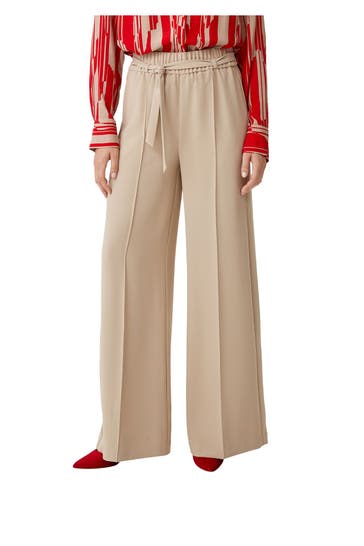 COMMA, Stoffhose beige