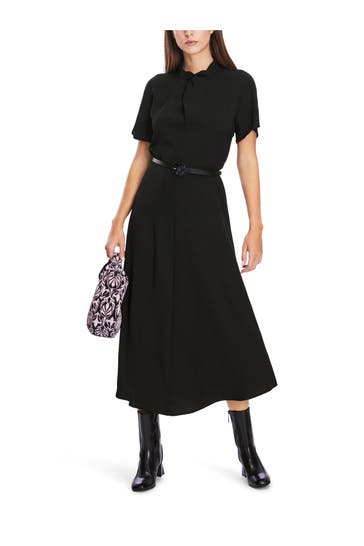 MARC CAIN Midi-Kleid schwarz