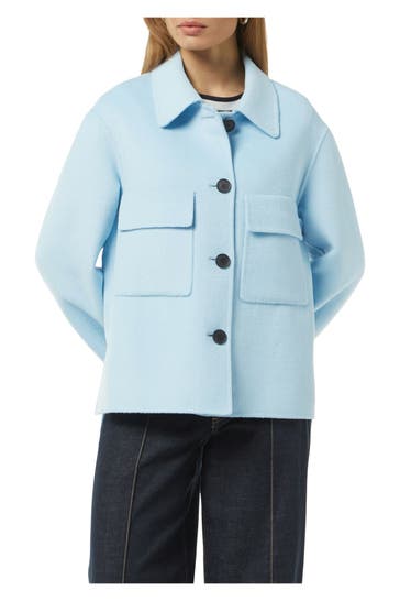 COMMA, Wollmixjacke hellblau