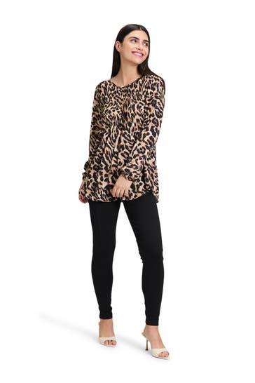 BETTY BARCLAY Plissee-Bluse animal