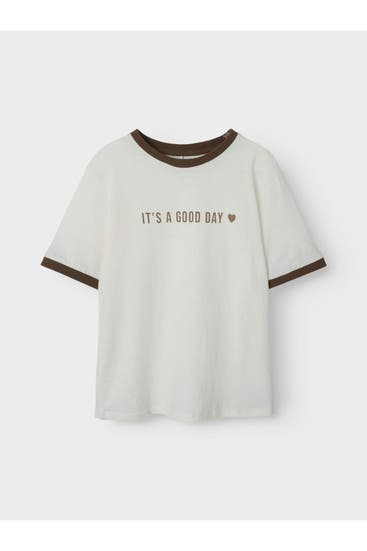 NAME IT - T-Shirt zweifarbig