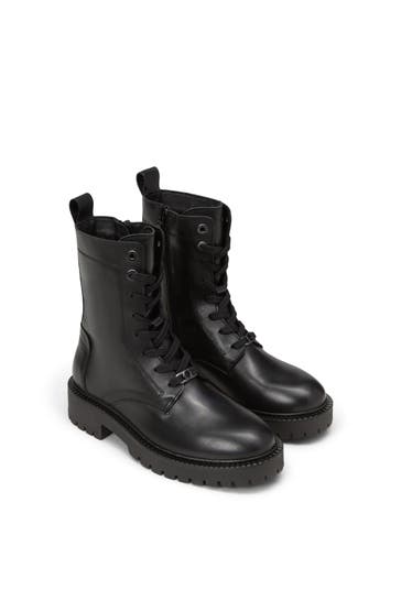 MARC O'POLO Schnürstiefeletten 'Phia' schwarz