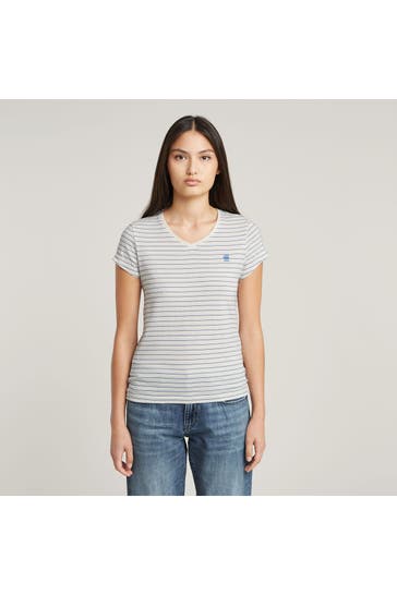 G-STAR T-Shirt gestreift