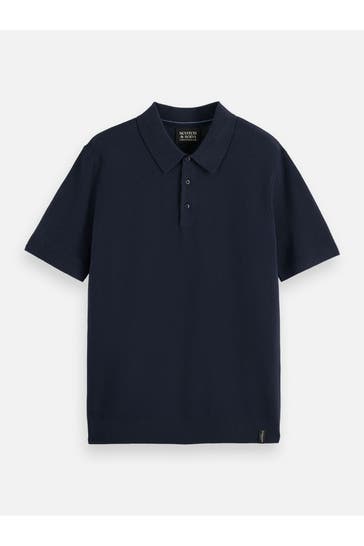 SCOTCH & SODA Polo-Shirt schwarzblau