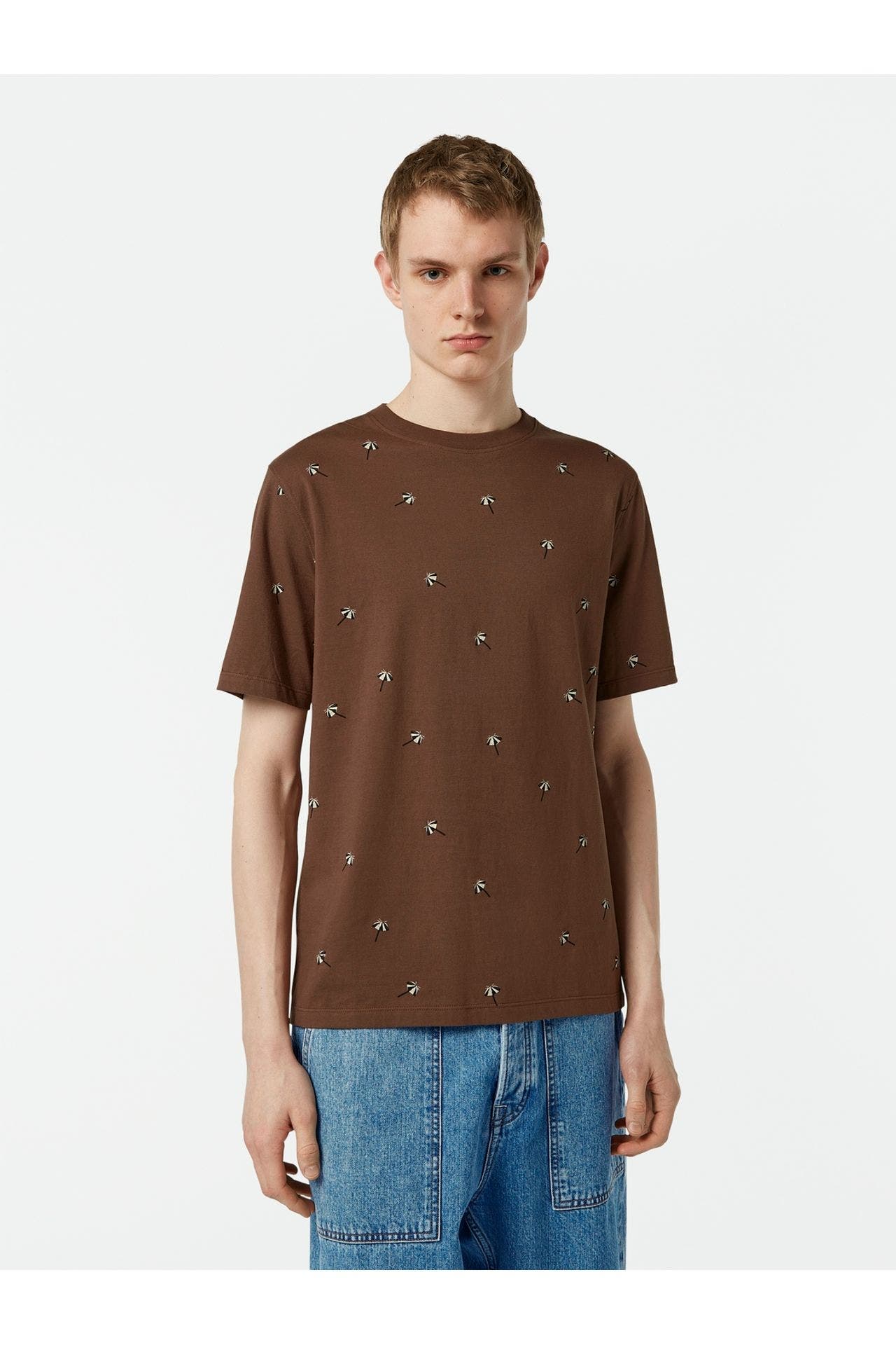 SCOTCH & SODA T-Shirt braun gemustert, Bild 1