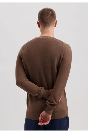 DSTREZZED Strickpullover 'Mercury Crew' braun