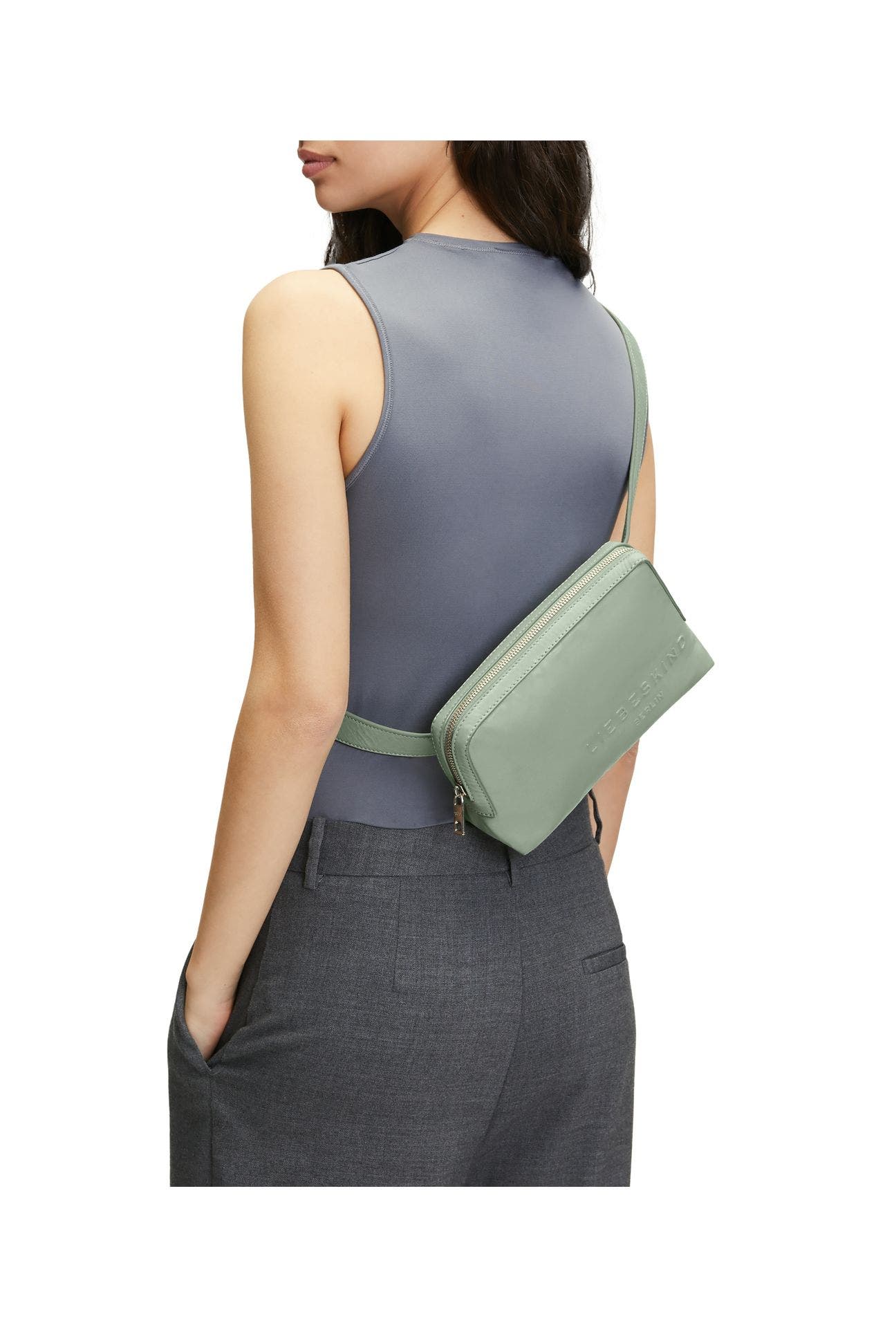 LIEBESKIND BERLIN Bauchtasche 'Elvira' graugrün, Bild 1